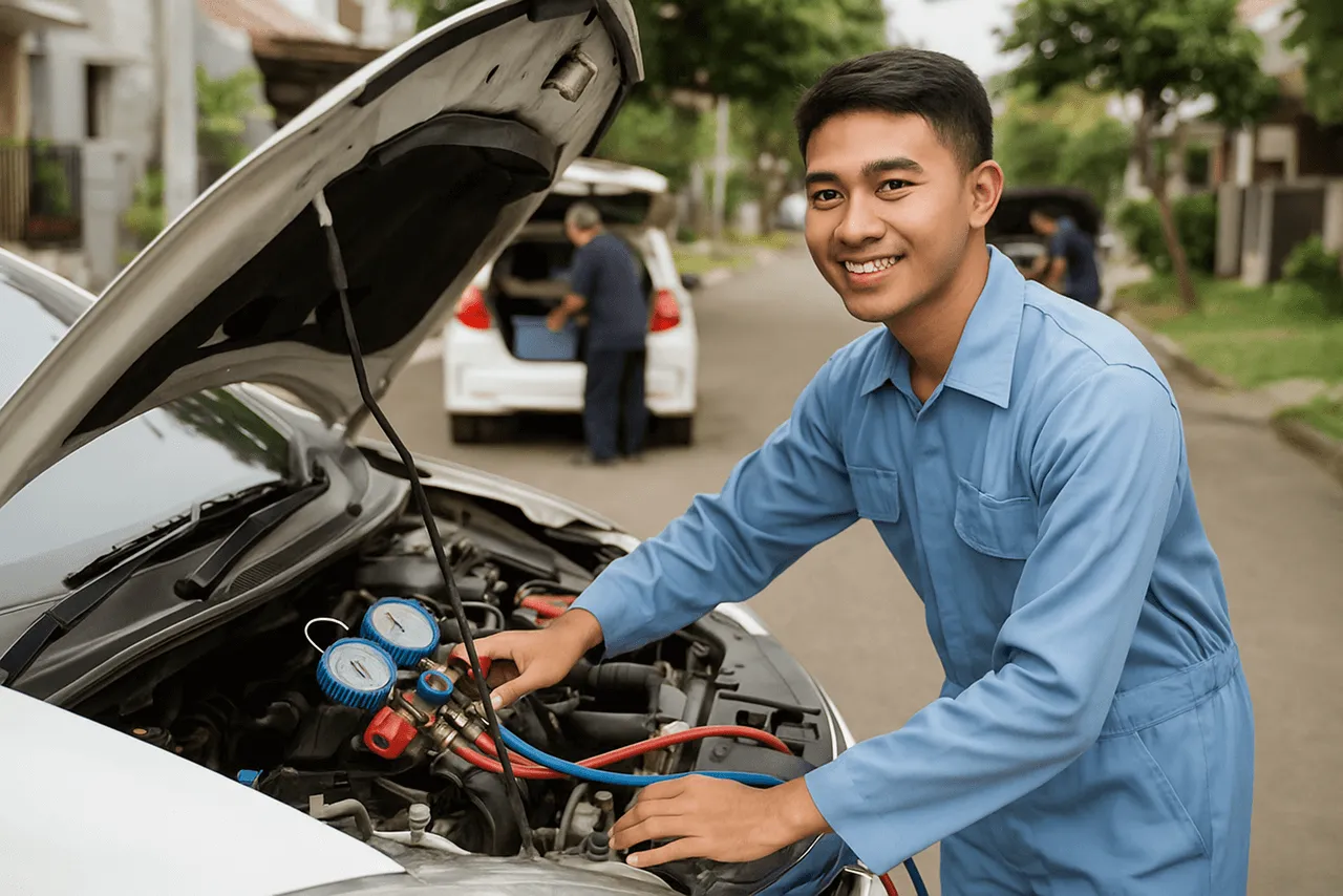 Tips agar AC mobil tetap dingin di musim panas